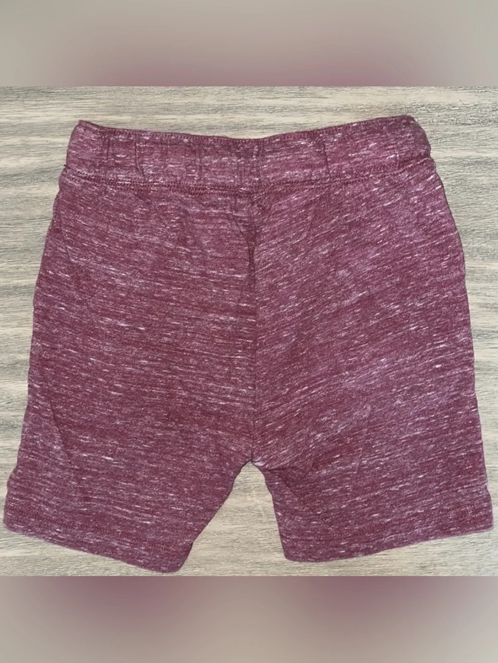 Old Navy Boy’s Marled Maroon Knit Athletic Shorts